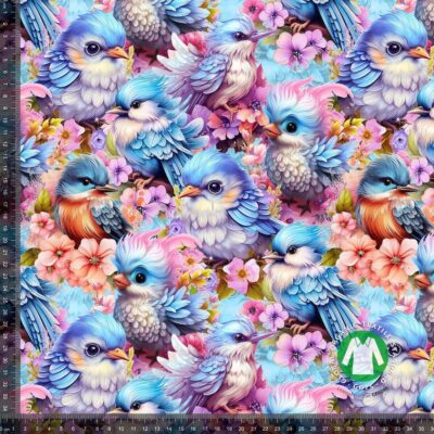 Jersey print Cyanistes - Image 1