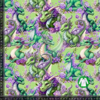 Jersey print with dragons - Image 1