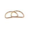 32 mm silver D-rings for shoulder straps