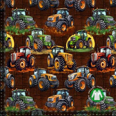 Jersey print with digital tractor - Image 1