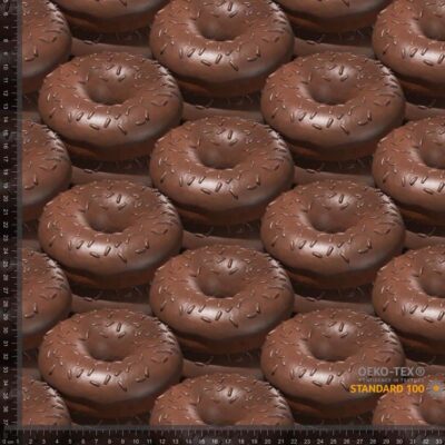 Jersey print with donuts - Image 1