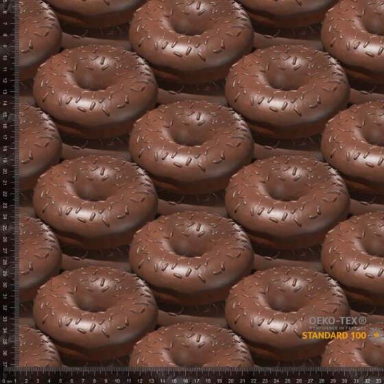 Jersey print med donuts