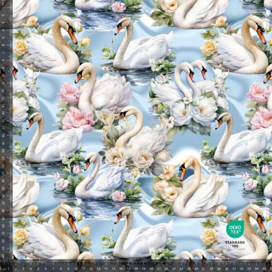 Jersey print med Svaner - Image 1