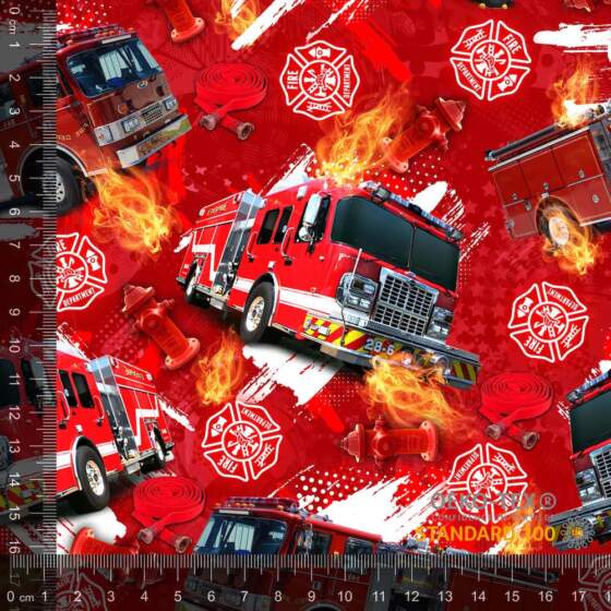 Jersey print med Brandbiler 1 - Image 1