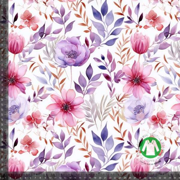 Flower-B_1015-73-measurement.jpg Jersey print with purple flowers digital print jersey fabric 220 g/m²