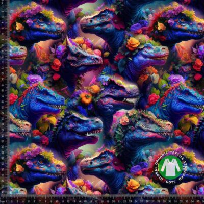 Jersey print with funky dinos - Image 1
