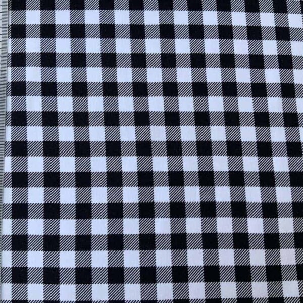 Jersey with checks (black)