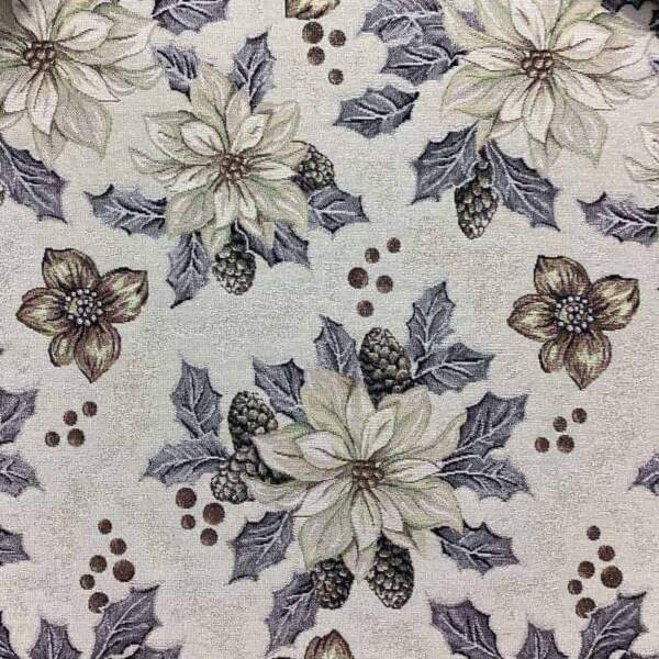 IMG_1009-min.jpg Gobelin Christmas flowers with lurex jacquard woven 413 g/m² 140 cm