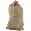 Close-up of green hessian with lurex and clear texture