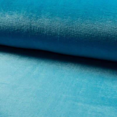OCEAN wellness fleece in aqua blue, 850 g/m² polyester for activewear and wellness clothing