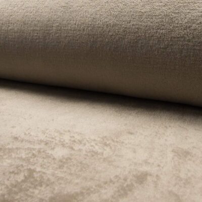TAUPE wellness fleece i mørk grå-beige, 850 g/m² – blødt isolerende polyesterstof