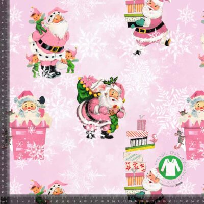 Jersey print with pink Christmas 3 - Image 1