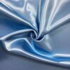 Kraftig satin - Lyseblå i 100% polyester, 120 g/m²