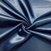 Heavy satin - Navy in 100% polyester, 120 g/m²