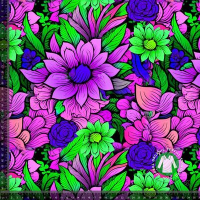 Jersey print New flower art - Image 1