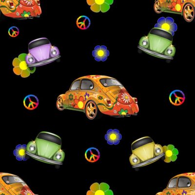 Jersey print with retro cars - Image 1