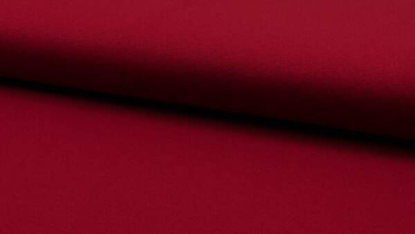 Wine viscose jersey fabric in deep wine red, 220 g/m², 160 cm wide