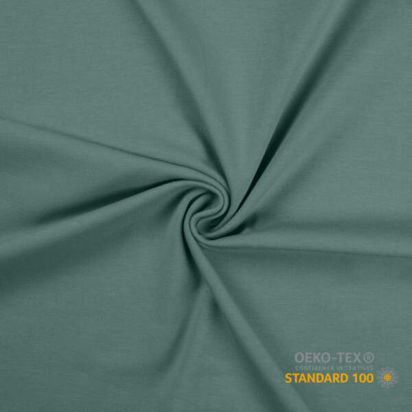 RS0179-220-optimized.jpg Bomulds jersey - Mørk støvet mint i 220 g/m² og 150-160 cm bredde