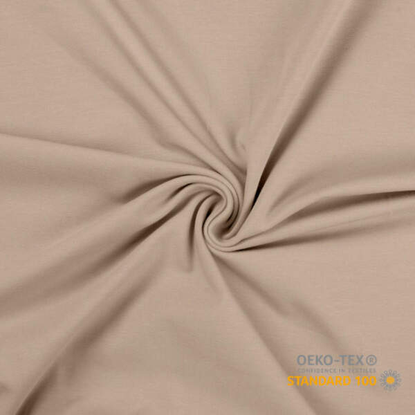 RS0179-520-optimized.jpg Sand-sävyinen puuvillajersey, 220 g/m², leveys 150-160 cm