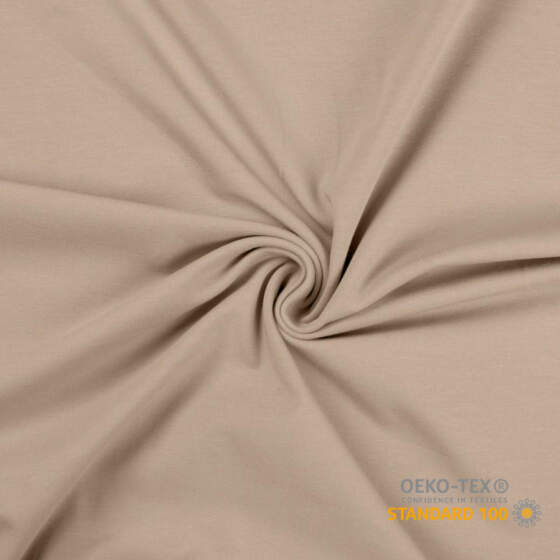 Bomulds jersey - Sand
