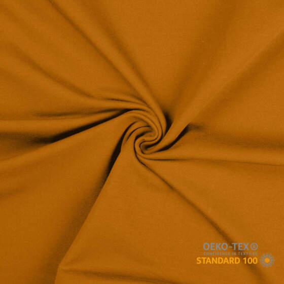 Bomulds jersey - Ochre