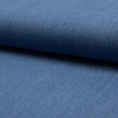 Light blue denim 6 OZ in 100% cotton, 255 g/m²