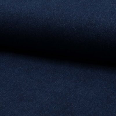 Blue enzyme-washed denim 10 OZ in 100% cotton, 255 g/m²