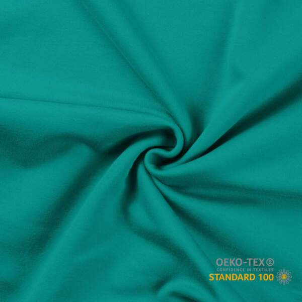 French Terry (UB) Smaragd 230 g/m² Oekotex 158-163 cm