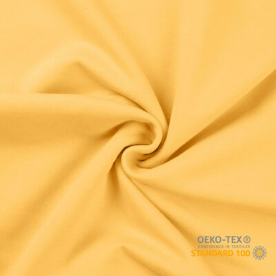 Unbrushed french terry light yellow 230 g/m² Oeko-Tex 100