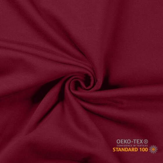 French Terry - vinrød