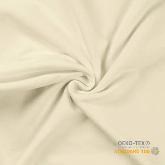 French Terry - Råhvid brushed, 230 g/m² og 158 - 163 cm bredde