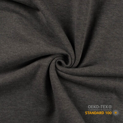 French Terry - Light gray melange - Image 1