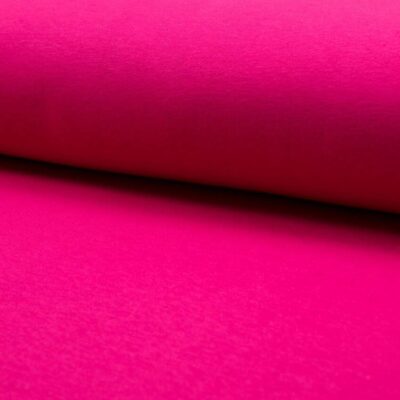 FUCHSIA joggingstof i dyb pink farve, 850 g/m² til sportstøj og fritidsbukser