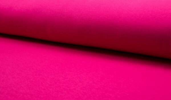 FUCHSIA jogging fabric in deep pink, 850 g/m² for sportswear and casual pants