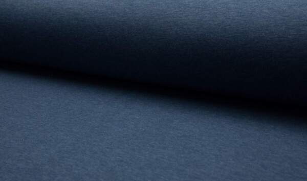 RS0275_908_1440_850.jpg DARK JEANS MELANGE jogging single jersey knit fabric -- dark blue melange, 280 g/m², durable quality
