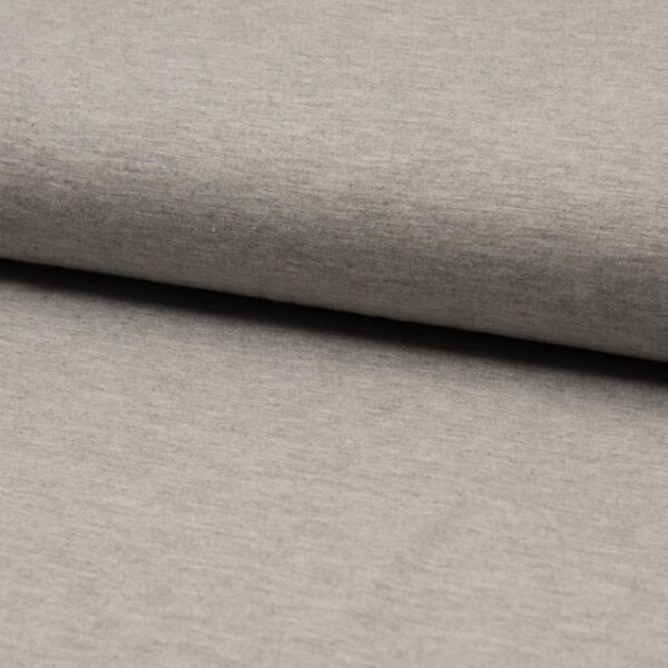 Bamboo jersey - Light gray mottled - Image 2