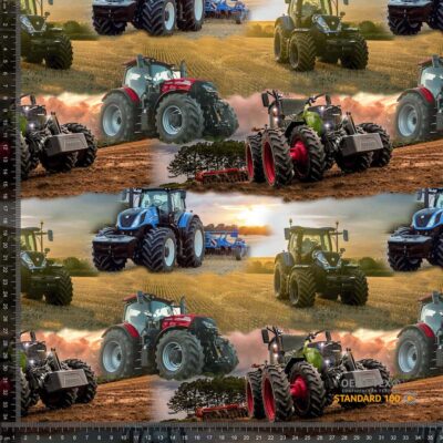 Jersey print with tractors 7 - Image 1