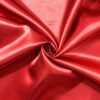 Kraftig satin rød 100% polyester 120 g/m² 145-150 cm