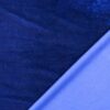 Silk velour fabric cobalt blue for seasonal range