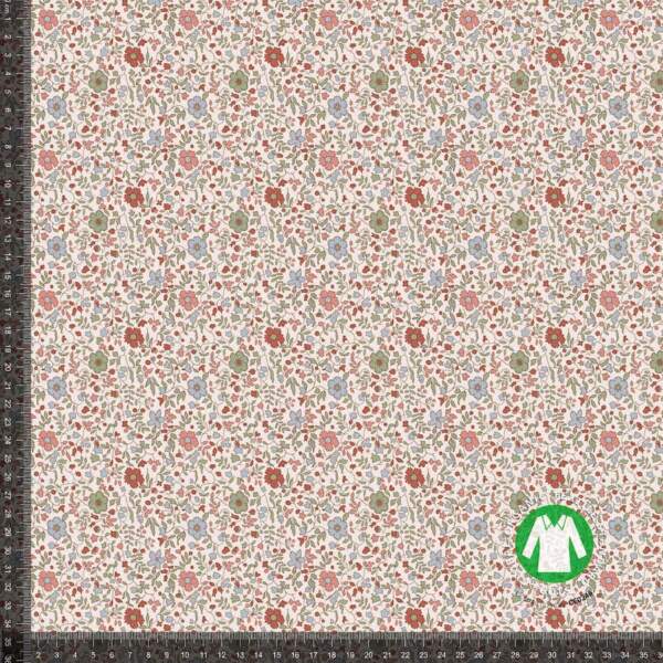 Printed jersey small floral muted digital print jersey 220 g/m² 160 cm