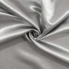Heavy satin silver grey 100% polyester 120 g/m²