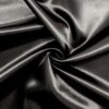 Paksu satiini Black 100% polyesteriä, 120 g/m², 145-150 cm