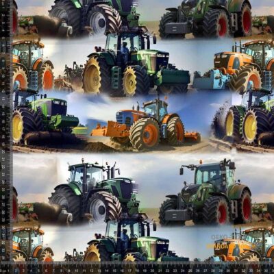 Jersey print with tractors 6 - Image 1