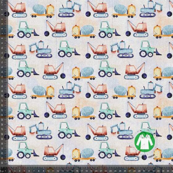 Rib jersey koneilla - akvarelli - Image 1