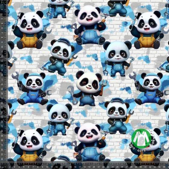Jersey print Working Panda - Billede 1