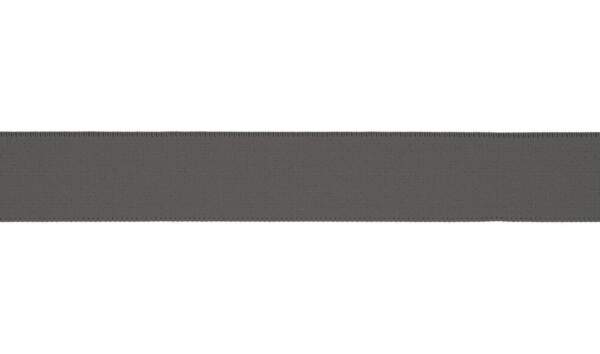 GREY ensfarvet elastik i grå