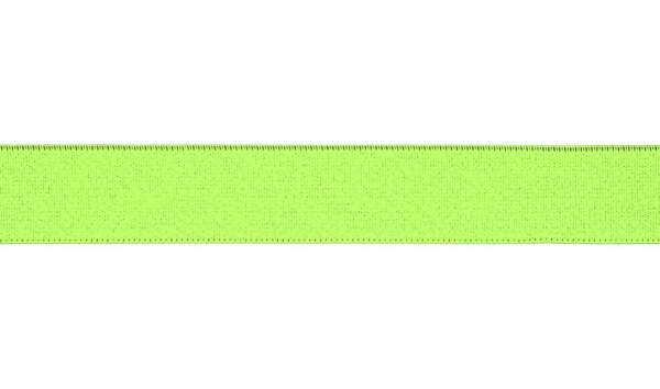 NEON YELLOW ensfarvet elastik i gul (elasthan) - Jydsk Stoflager