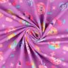 Jersey stof med My Little Pony print i lilla, 150 cm bred