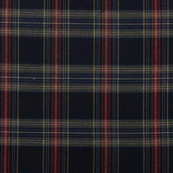 TARTAN - NAVY / RED
