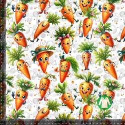 Cute Carrot Seamless Pattern – measurement-min-min